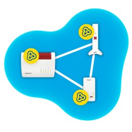 FRITZ!Repeater 3000 AX Ripetitore di rete 2400 Mbit s Bianco