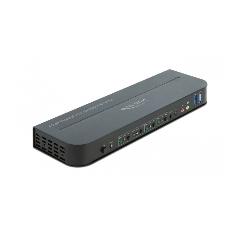 DisplayPort 1.4 KVM Switch 8K 30 Hz with USB 3.0 and Audio