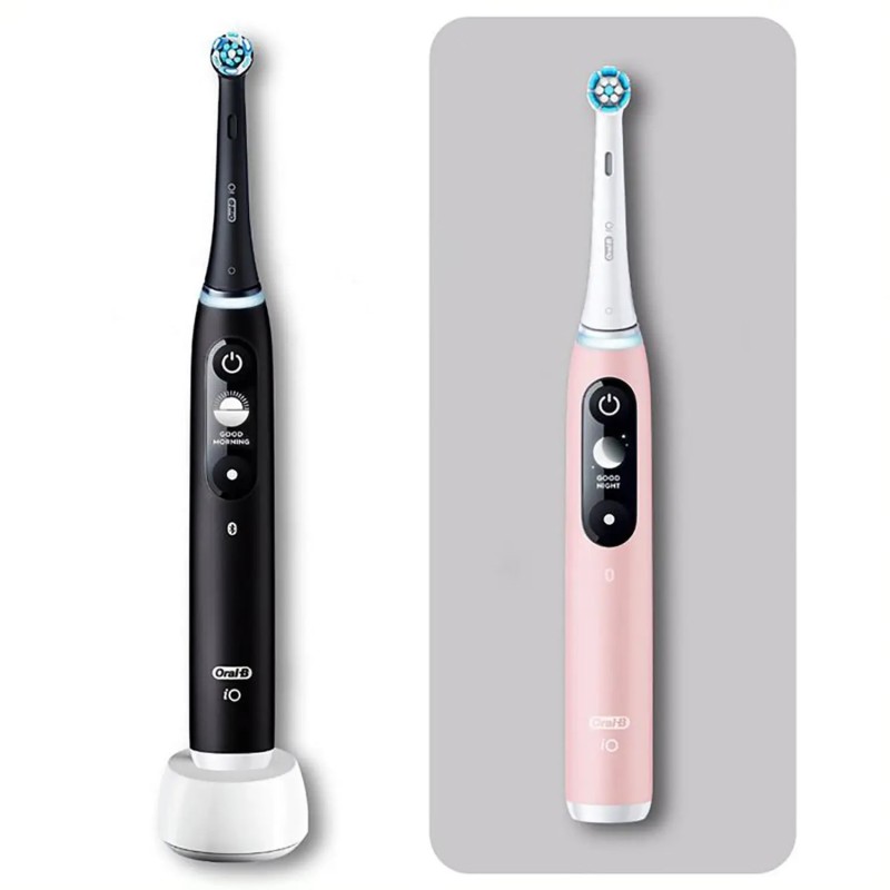 Oral-B iO Duo Adulto Spazzolino a vibrazione Nero, Rosa Oral-B iO Duo Adulto Spazzolino a vibrazione Nero, Rosa