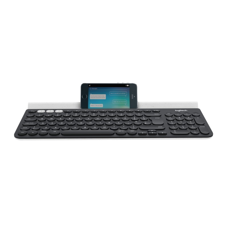 Logitech K780 Tastiera Wireless Bluetooth per 3 Geräte Dunkelgrau 920-008034