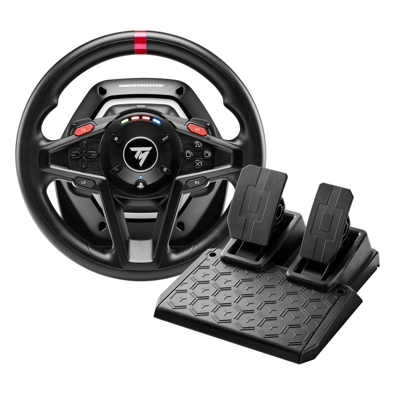 Thrustmaster T128 Nero USB Sterzo + Pedali Analogico PC, PlayStation 4, PlayStation 5 Thrustmaster T128 Nero USB Sterzo + Pedali Analogico PC, PlayStation 4, PlayStation 5