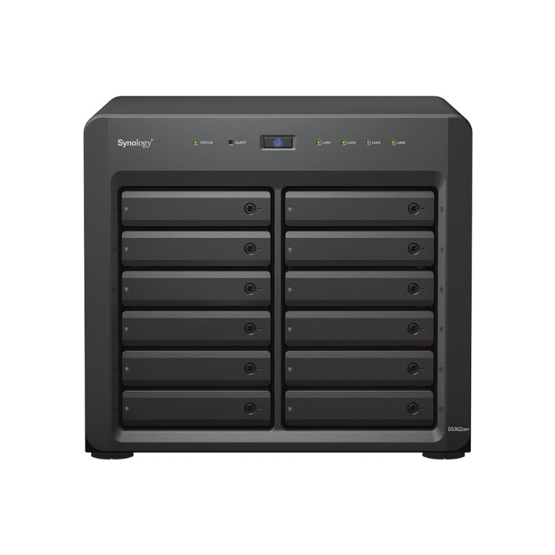 Synology DiskStation DS3622xs+ NAS Tower Collegamento ethernet LAN Nero D-1531 Synology DiskStation DS3622xs+ NAS Tower Collegamento ethernet LAN Nero D-1531