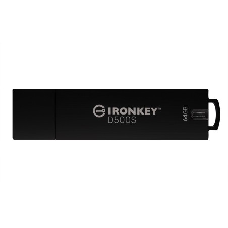 Kingston Technology IronKey 64GB D500S FIPS 140-3 Lvl 3 (in fase di approvazione) AES-256