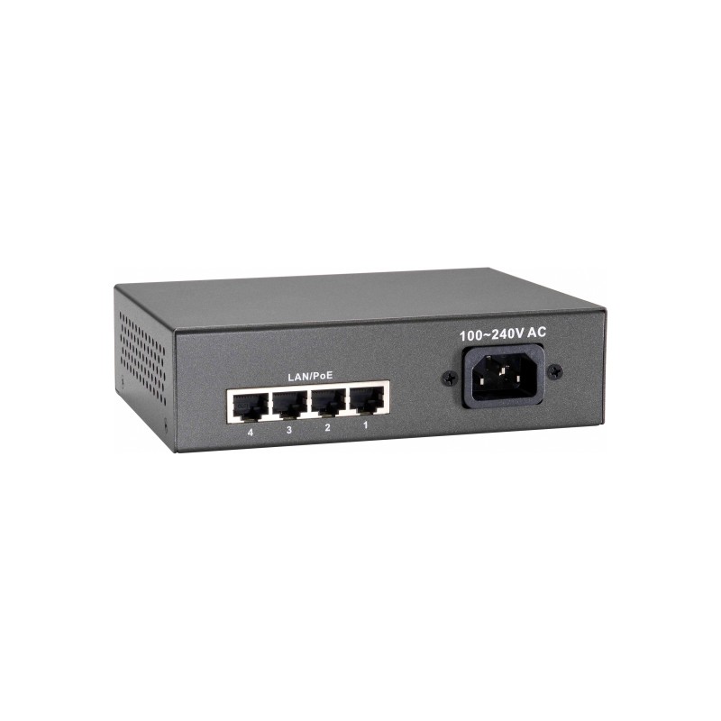 FEP-0511W90 - Switch - 4 x 10/100 (PoE+, uplink)