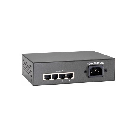 LevelOne FEP-0511W90 switch di rete Fast Ethernet (10 100) Supporto Power over Ethernet (PoE) Grigio