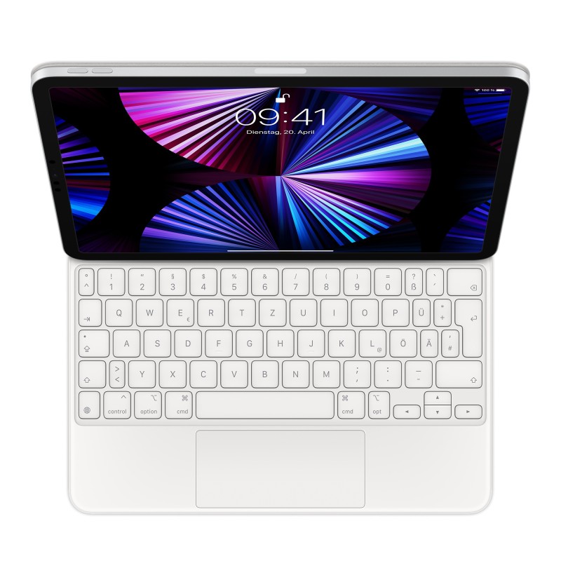 Apple Magic Keyboard iPad Air (5. Generation) 11" iPad Pro (3. Gen) weiß deutsch