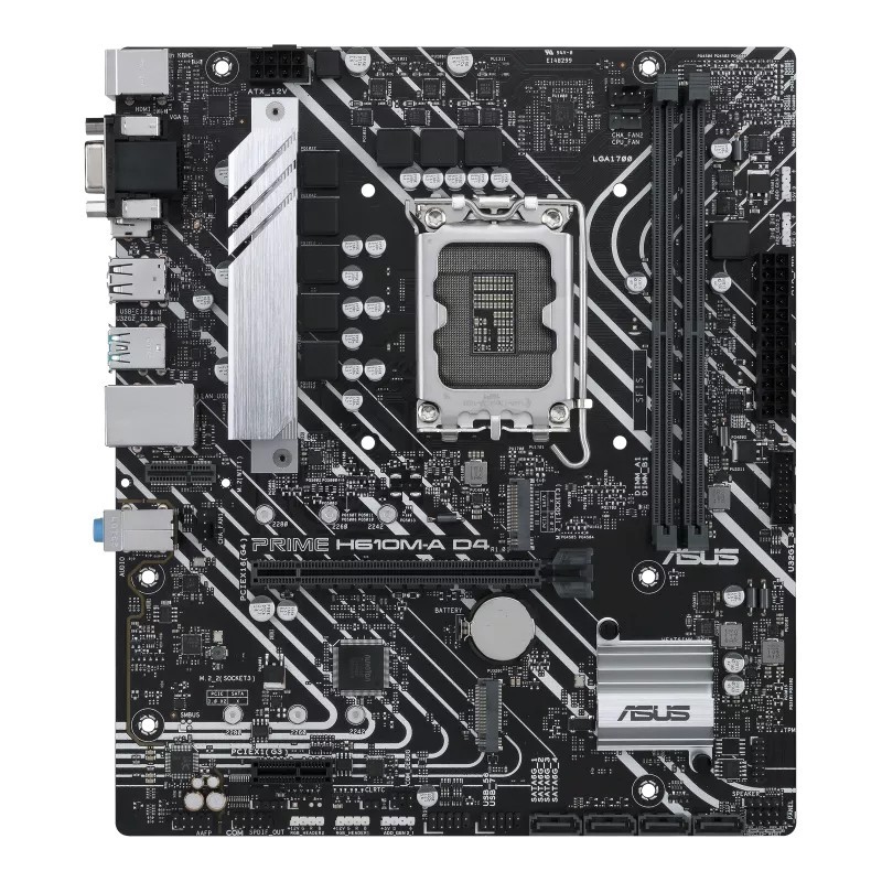 ASUS PRIME H610M-A-CSM D4 mATX Mainboard Sockel 1700 HDMI/DP/VGA