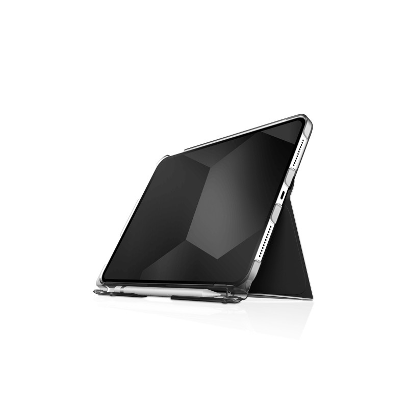 STM STM-222-383KX-01 custodia per tablet 27,7 cm (10.9") Custodia a libro Nero, Trasparente