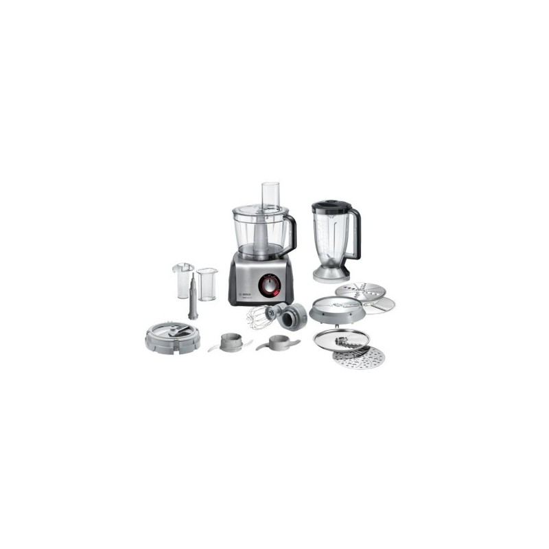 Bosch MC812M865 robot da cucina 1250 W 3,9 L Nero, Acciaio inossidabile