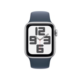 Apple Watch SE OLED 40 mm Digitale 324 x 394 Pixel Touch screen Argento Wi-Fi GPS (satellitare)