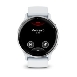 Garmin Venu 3 3,56 cm (1.4") AMOLED Digitale 454 x 454 Pixel Touch screen Argento, Bianco Wi-Fi GPS (satellitare)