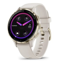 Garmin Venu 3S 3,05 cm (1.2") AMOLED Digitale 390 x 390 Pixel Touch screen Oro, Avorio Wi-Fi GPS (satellitare)