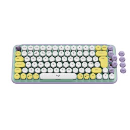 Logitech POP Keys Wireless Mechanical Keyboard With Emoji Keys tastiera RF senza fili + Bluetooth QWERTZ Tedesco Colore menta