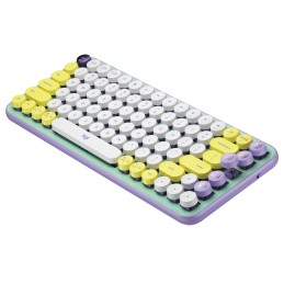 Logitech POP Keys Wireless Mechanical Keyboard With Emoji Keys tastiera RF senza fili + Bluetooth QWERTZ Tedesco Colore menta