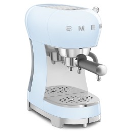 Smeg Macchina da Caffè Espresso Manuale 50's Style – Azzurro LUCIDO – ECF02PBEU