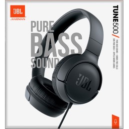 JBL Tune 500 Cuffie Cablato A Padiglione MUSICA Nero