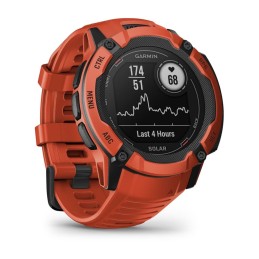 Garmin Instinct 2X Solar 2,79 cm (1.1") MIP 50 mm Digitale 176 x 176 Pixel Touch screen Rosso GPS (satellitare)