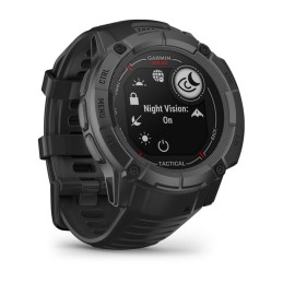 Garmin Instinct 2X Solar Tactical Edition 2,79 cm (1.1") MIP 50 mm Digitale 176 x 176 Pixel Touch screen Nero GPS (satellitare)