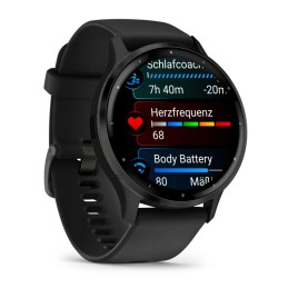 Garmin Venu 3 3,56 cm (1.4") AMOLED Digitale 454 x 454 Pixel Touch screen Nero Wi-Fi GPS (satellitare)