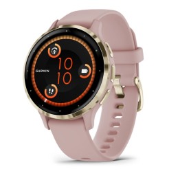 Garmin Venu 3S 3,05 cm (1.2") AMOLED Digitale 390 x 390 Pixel Touch screen Oro, Rosa Wi-Fi GPS (satellitare)