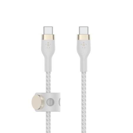 Belkin BOOST↑CHARGE PRO Flex cavo USB 1 m USB 2.0 USB C Bianco