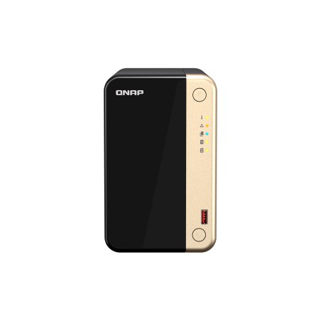 QNAP TS-264 NAS Tower Collegamento ethernet LAN Nero, Oro N5095