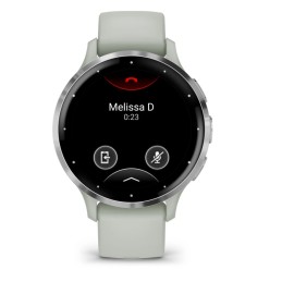 Garmin Venu 3S 3,05 cm (1.2") AMOLED Digitale 390 x 390 Pixel Touch screen Grigio, Argento Wi-Fi GPS (satellitare)