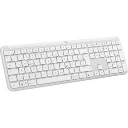 Logitech K950 Signature Slim tastiera RF senza fili + Bluetooth QWERTZ Tedesco Bianco