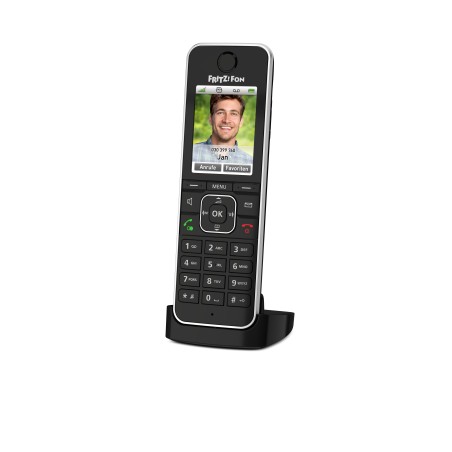 FRITZ!Fon C6 Telefono DECT Identificatore di chiamata Nero