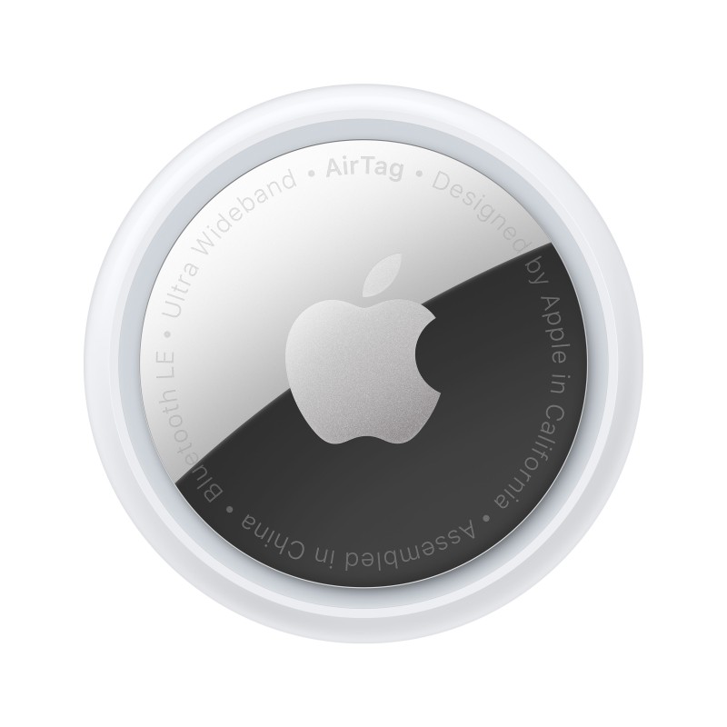 Apple AirTag Articolo Cercatore Argento, Bianco Apple AirTag Articolo Cercatore Argento, Bianco