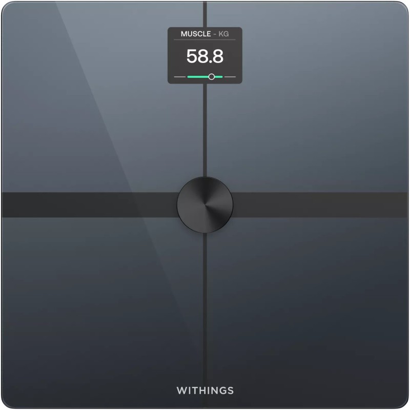 Withings Body Smart Quadrato Nero Bilancia pesapersone elettronica Withings Body Smart Quadrato Nero Bilancia pesapersone elettronica