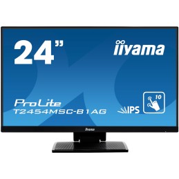 iiyama ProLite T2454MSC-B1AG Monitor PC 60,5 cm (23.8") 1920 x 1080 Pixel Full HD LED Touch screen Multi utente Nero