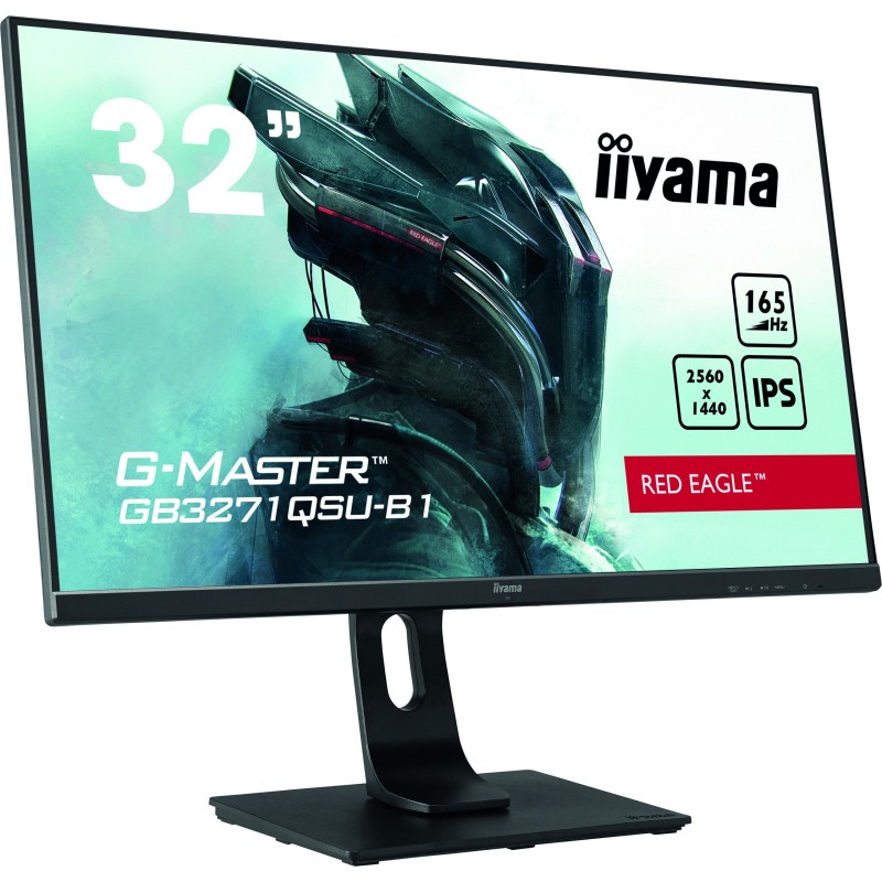 iiyama G-MASTER GB3271QSU-B1 Monitor PC 80 cm (31.5") 2560 x 1440 Pixel Wide Quad HD LED Nero iiyama G-MASTER GB3271QSU-B1 Monitor PC 80 cm (31.5") 2560 x 1440 Pixel Wide Quad HD LED Nero