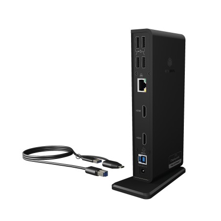 ICY BOX IB-DK2251AC Cablato USB 3.2 Gen 2 (3.1 Gen 2) Type-A Nero