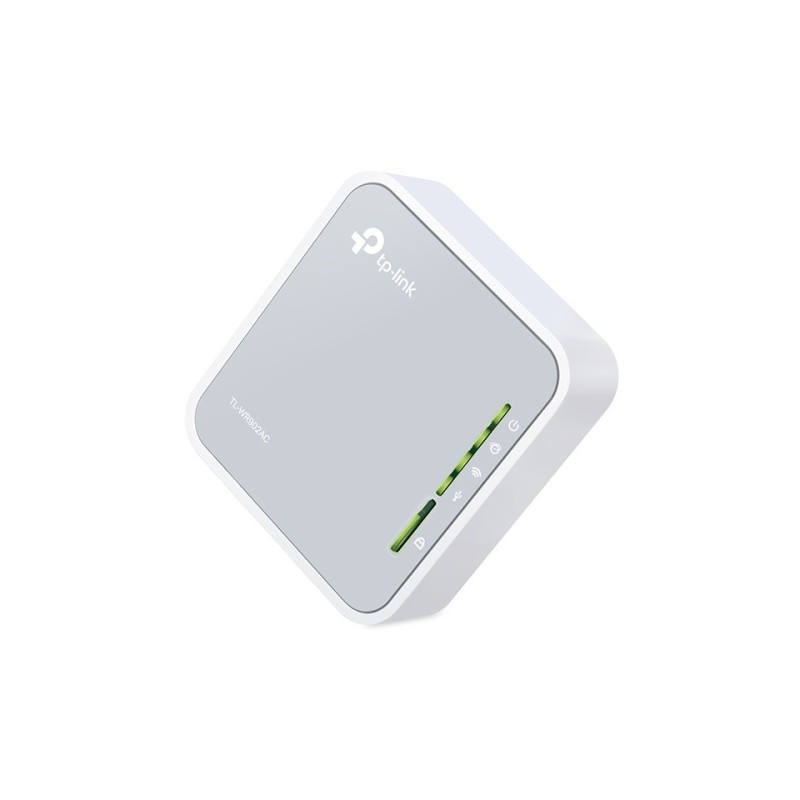 TP-Link TL-WR902AC router wireless Fast Ethernet Dual-band (2.4 GHz 5 GHz) 4G Bianco TP-Link TL-WR902AC router wireless Fast Ethernet Dual-band (2.4 GHz 5 GHz) 4G Bianco
