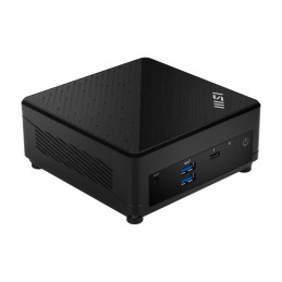 MSI Cubi 5 12M Intel® Core™ i3 i3-1215U HDD+SSD Windows 11 Home 0.66L sized PC Mini PC barebone Nero