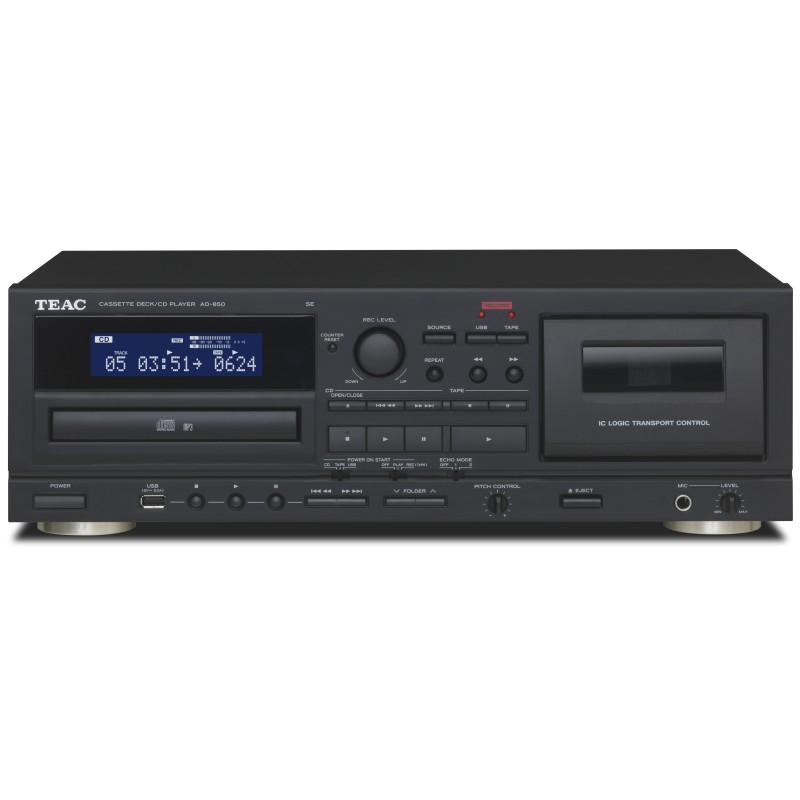 TEAC AD-850-SE B lettore CD Lettore CD personale Nero