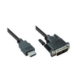 Alcasa 4510-DD2 cavo e adattatore video 2 m HDMI tipo A (Standard) DVI-D Nero