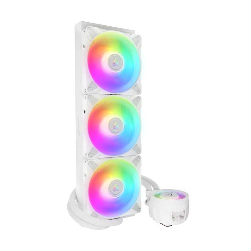 ARCTIC Liquid Freezer III 420 A-RGB Processore Raffreddatore di liquidi tutto in uno 14 cm Bianco 1 pz