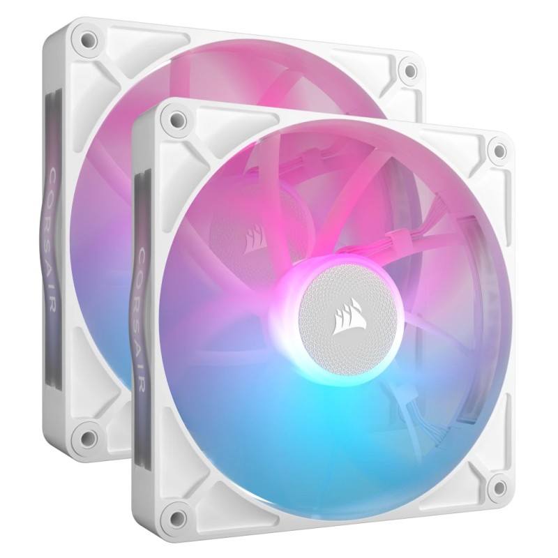 RX RGB Series iCUE LINK RX140 White 140mm Fan Dual Kit