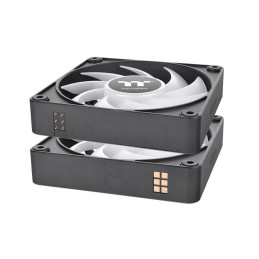 Thermaltake CT120 EX ARGB Case per computer Ventilatore 12 cm Nero, Bianco 3 pz