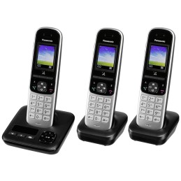 Panasonic KX-TGH723 Telefono DECT Identificatore di chiamata Nero