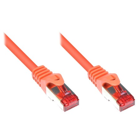 Alcasa 1m Cat6 S FTP cavo di rete Arancione S FTP (S-STP)