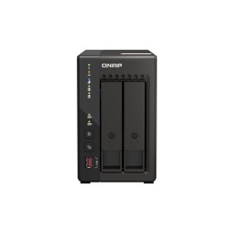 QNAP QVP-21C server NAS e di archiviazione Server di archiviazione Tower Collegamento ethernet LAN Nero J6412