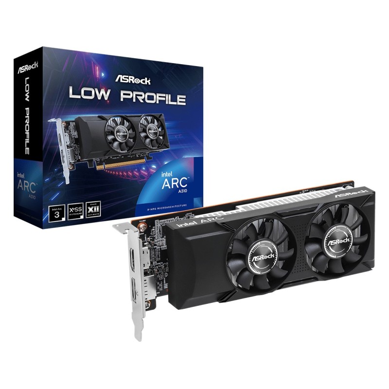 Intel Arc A310 LP ITX 4GB GDDR6 VGA Card retail