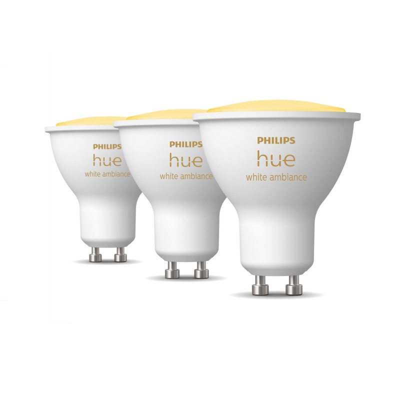 Philips Hue White ambiance 3 Lampadine Smart GU10 35 W