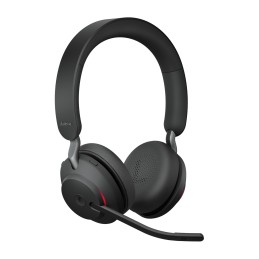 Jabra Evolve2 65, MS Stereo Auricolare Wireless A Padiglione Ufficio USB tipo A Bluetooth Nero