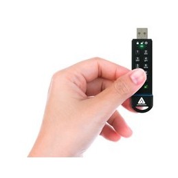 Apricorn Aegis Secure Key 3.0 unità flash USB 120 GB USB tipo A 3.2 Gen 1 (3.1 Gen 1) Nero