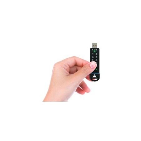 Apricorn Aegis Secure Key 3.0 unità flash USB 120 GB USB tipo A 3.2 Gen 1 (3.1 Gen 1) Nero