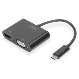 Digitus Adattatore USB Type-C™ - HDMI + VGA